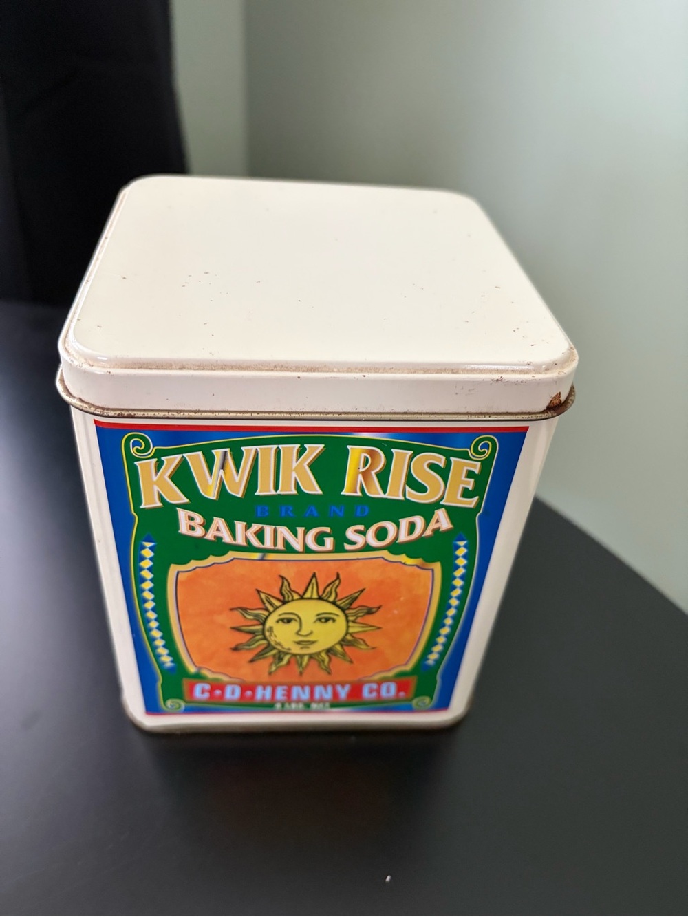 Roshco Inc Corner Grocery 4 Logo Decorative Storage Tin